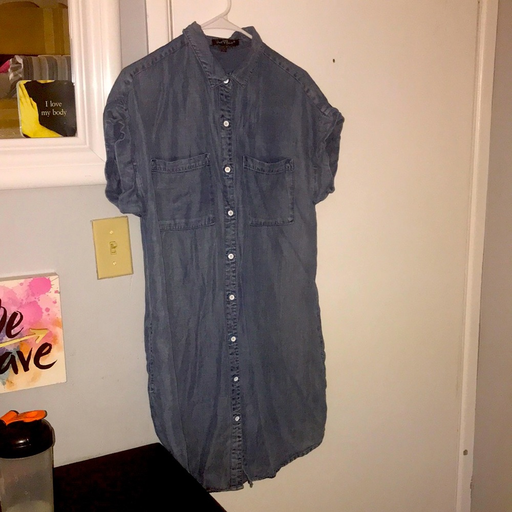 Medium size denim dress